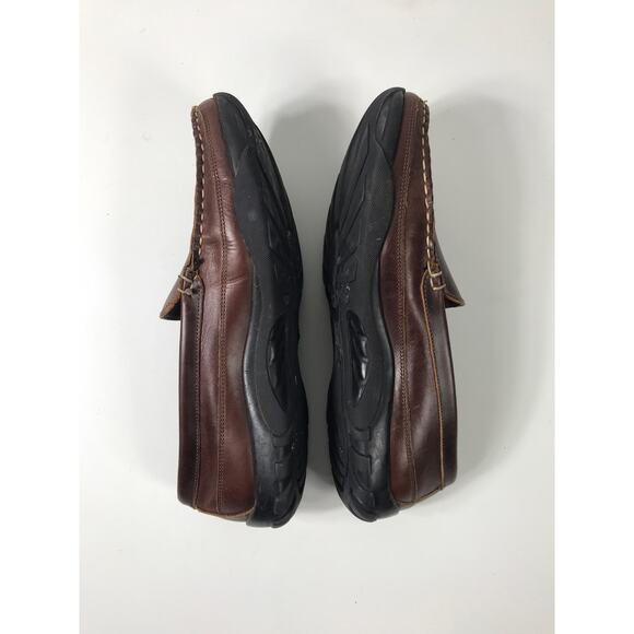 Allen Edmonds Men’s 10D Boulder Venetian Driving Moccasin Loafers Brown - Picture 4 of 11